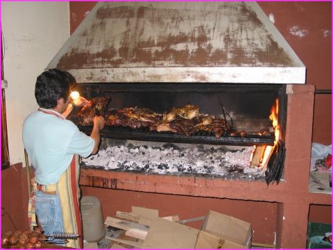 Le r�veillon de No�l se pr�pare .... bien s�r avec de la viande, beaucoup de viande !