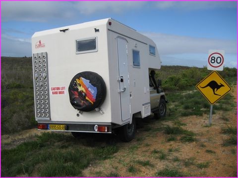 Enfin je peux rouler ... en faisant attention aux Kangourous