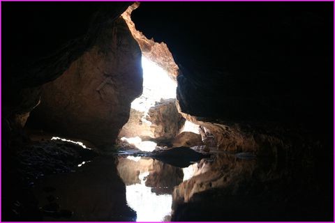 Tunnel Creek ... Il faut rentrer dans l'eau pour visiter