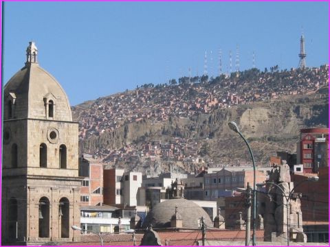 Vue partielle de la ville haute