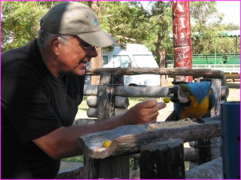 Avec ma copine Bonita, � la Fazenda San Francisco pr�s de Miranda
