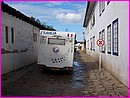 Et un autre passage d�licat dans Paraty avec ses rues pav�es 