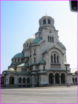 La cath�drale Alexandre Nevski � Sofia