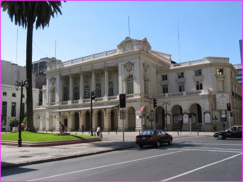 Le th�atre � Santiago