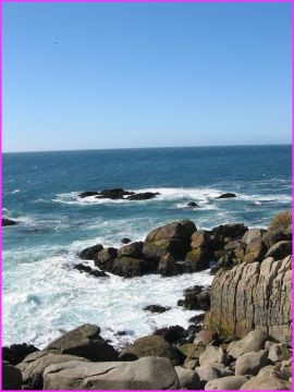 La c�te entre Valparaiso et Vina del Mar