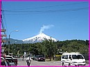 le volcan Villarrica � Pucon : il fume ... et �a peut �tre dangereux pour la sant�, s'il se r�veille 