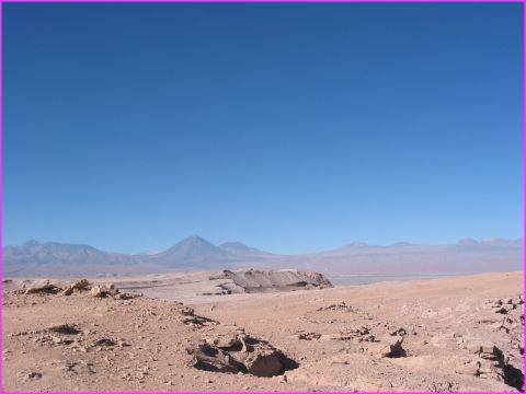 Le d�sert, tel que nous l'avons vu en allant � la vall�e de la lune