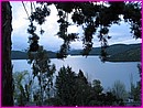 Etape au bord du lac du barrage (Embalse) de Guadalmena