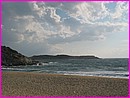 Premier contact avec la Gr�ce, ses plages, ses eaux bleues, son soleil ..... sur la presqu'ile de Sithonia