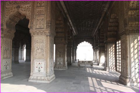 A l'int�rieur du Fort Rouge � Delhi