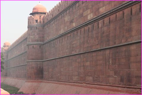La belle ceinture du Fort Rouge � Delhi