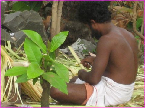 Artisanat local : le tressage de paniers