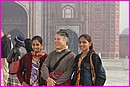 Pour certains, ils paraissait plus important presque d'�tre photographi�s avec nous au Taj Mahal que de fixer sur la pellicule le 