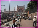 La Jama Masjid (mosqu�e) la plus grande de l'Inde (25.000 
