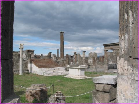 Pompei, ou ce qu'il en reste suite aux col�res du Vesuvio en l'an 79