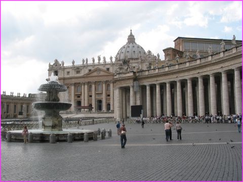 La place St Pierre au Vatican