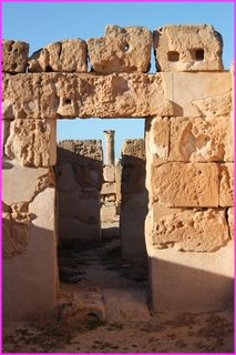 Sur le site de Sabratha