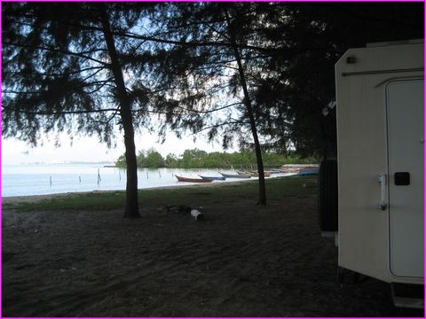 Un bivouac sympa � Port Dicksons