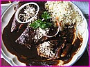 Un plat ... hummmmmmmmmmmm ... le mole poblano avec sa sauce 