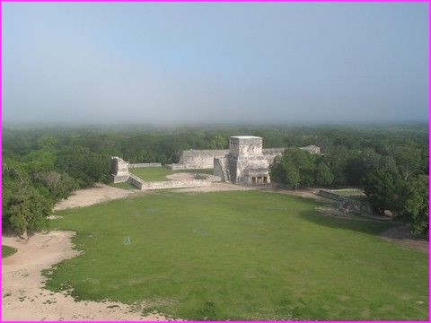 Vue du haut du Castillo