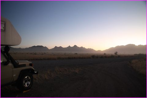 Un bivouac en sauvage et le privil�ge d'avoir le lever de soleil pour soi tout seul