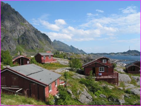La ville de A aux Lofoten