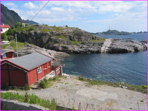 La ville de A aux Lofoten