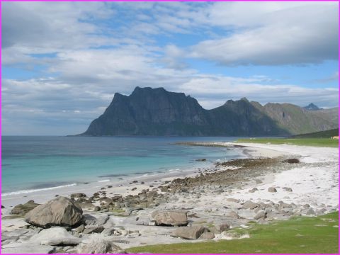 En attendant le soleil de minuit � Utakleiv