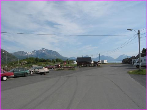 Le pseudo camping (contribution volontaire de 75 couronnes) d'Odingen