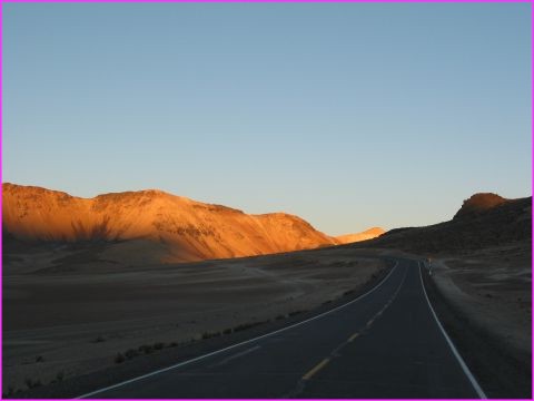 Quand le soleil joue � colorier les montagnes