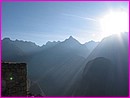 ... jeux de lumi�res sur le Machu Picchu