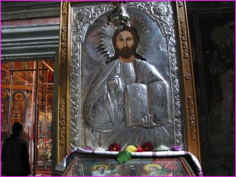 Une trs belle icone dans le monastre de Moldovita