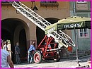 La grande &eacute;chelle des pompiers de Sighisoara !