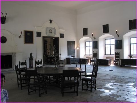 La grande salle des chevaliers du ch�teau Cerveny Kamen