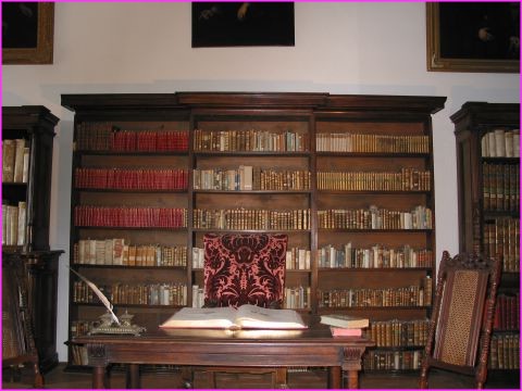 La biblioth�que du ch�teau Cerveny Kamen