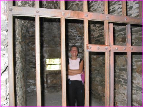 ... il restait un bagnard dans les ge�les du ch�teau Cerveny Kamen .....