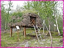 reconstitution d'un habitat Sam� � Abisko