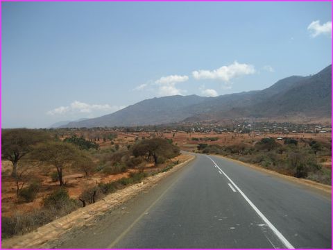 Paysage � l'approche du Kilimanjaro 