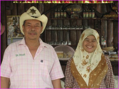 Ils nous ont si bien accueillis au SK Steak, leur restaurant !