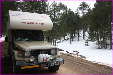 Prosper en profite pour se rafra�chir vers 2000 m d'altitude