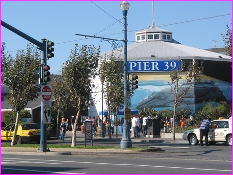Le fameux Pier 39 � San Francisco, tr�s tr�s touristique 