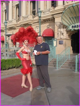 Une copine � moi .... pour le temps de la photo only ! Patricia veillait au grain ... et prenait la photo !