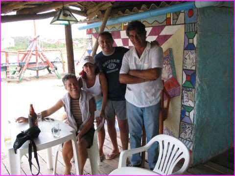 A Paloma, super accueil au restaurant de plage Puerto Chico, o on a rencontr des Argentins en vacances